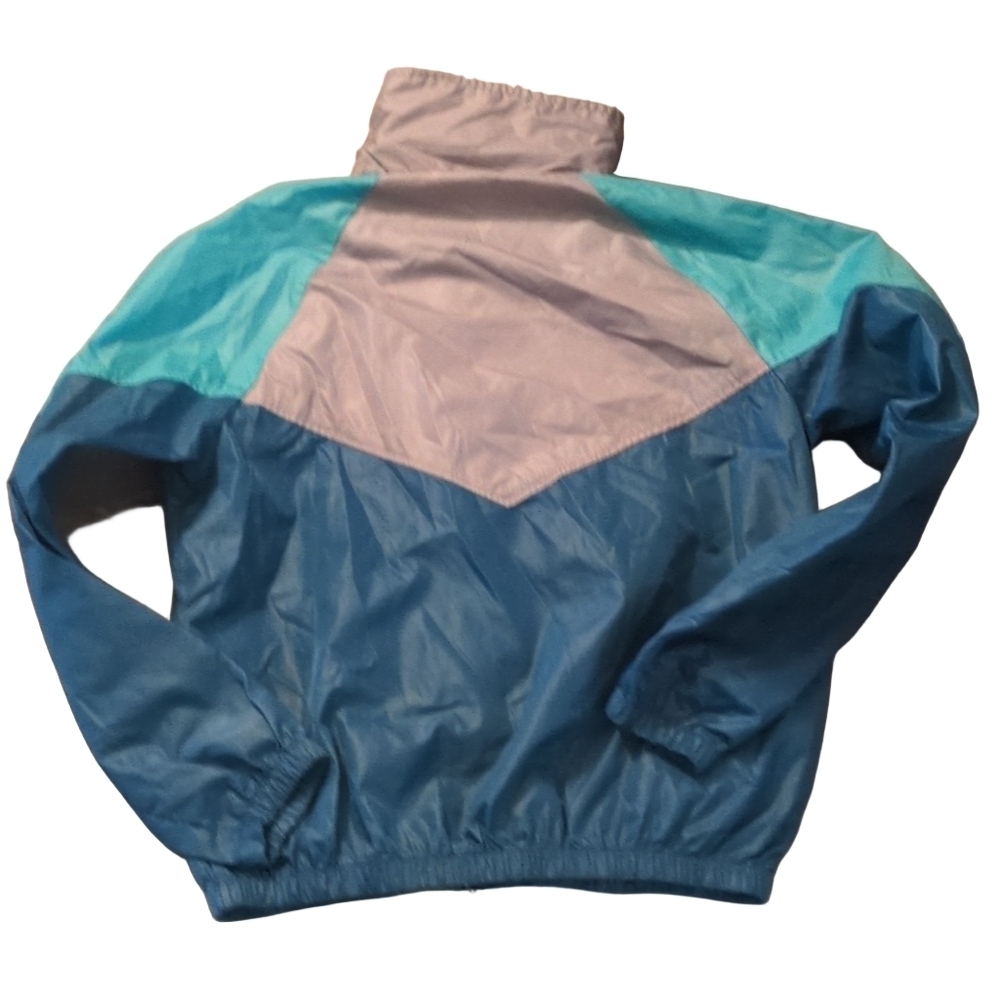 Nike Vintage Blue Colorblock Windbreaker Jacket Size Medium - Picture 8 of 8